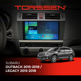 Штатная магнитола Torssen Subaru Outback 15-18 /Legacy 15-18 F9432 4G Carplay DSP 202304092 фото