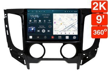 Штатная магнитола для Fiat Fullback / Mitsubishi L200 92015-2020) RedPower 71425 Slim 2K 6+128 Gb 9' 360&ordm;  RP71425 Slim 2K 9' 360&ordm; фото
