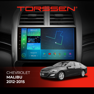 Штатна магнітола Torssen Chevrolet Malibu (2012-2015) FL9 4+64Gb 4G Carplay DSP 202306123 фото