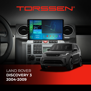 Штатна магнітола Torssen Land Rover Discovery 3 (2004-2009) FL9 4+64Gb 4G Carplay DSP 202306373 фото