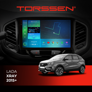 Штатна магнітола Torssen 2K DTS Lada XRAY 15+ F9432 4G Carplay DSP 202308333 фото