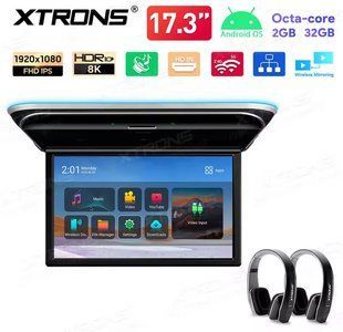 Стельовий автомобільний монітор XTRONS 17.3" Android PA-TR17 фото