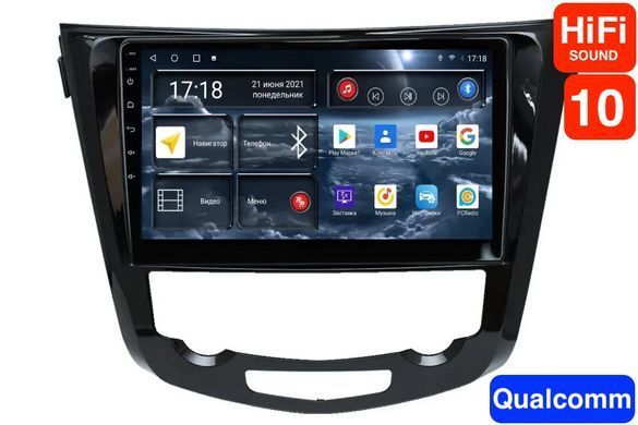 Штатна магнітола для Nissan Qashqai / X-Trail / Rouge (2013-2022) комплектація з клімат-контролем RedPower 75301 HiFi 6+128 Gb 10' RP75301 HiFi фото Штатна магнітола для Nissan Qashqai / X-Trail / Rouge (2013-2022) комплектація з клімат-контролем RedPower 75301 HiFi 6+128 Gb 10' RP75301 HiFi фото