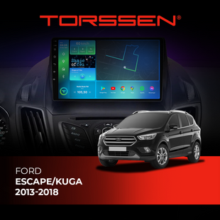 Штатна магнітола Torssen Ford Escape/Kuga (2013-2018) FL9 4+64Gb 4G Carplay DSP 202306163 фото