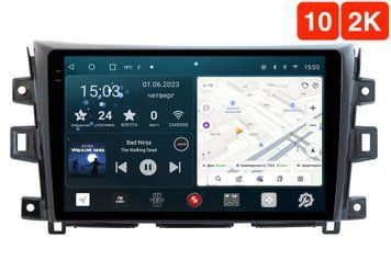 Штатная магнитола для Nissan Navara 3 (2014+) RedPower 71028 Slim 2K 6+128 Gb 10'  RP71028 Slim 2K 10' фото