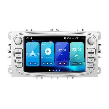 Штатная магнитола Torssen NF72 Ford Focus 2/Mondeo/S-Max/Fiesta/Fusion 2/32 Carplay (2007-2011) silver 202308695 фото