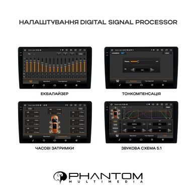 Автомобильная магнитола PHANTOM DVA-2K10 Pro4G 360&deg;4+64Gb  DVA-2K10 PRO4G 360&ordm; 4+64Gb фото