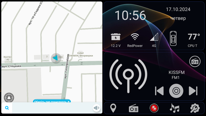 Штатная магнитола для Kia Carnival / Sedona (2014-2021) RedPower 71377 Slim 2K 9' CarPlay  RP71377 Slim 2K 9' фото