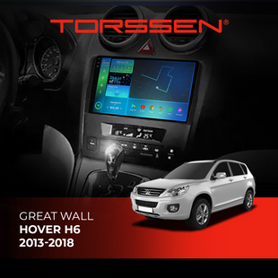 Штатная магнитола Torssen 2K Great Wall Hover H6 2013-2018 FL9 4+64Gb 4G Carplay DSP 202305639 фото