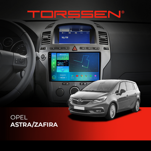 Штатна магнітола для Opel Astra H / Zafira B Torssen 2K FL9 4+64Gb 4G Carplay DSP 202305895 фото