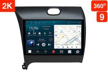 Штатная магнитола для Kia Cerato 3 (2013-2019) RedPower 71032 Slim 2K 6+128 Gb 9' 360&ordm; CarPlay  RP71032 Slim 2K 9'360&ordm; фото