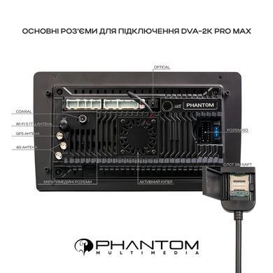 Автомагнитола PHANTOM DVA-2K10 Pro Max 4G 360&deg; 8+128Gb DVA-2K10 Pro Max 4G 360&deg; 8+128Gb фото