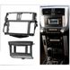 CARAV® - Переходная рамка 2 din Toyota Land Cruiser Prado 150, CARAV 11-339, Черный