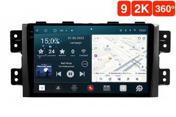 Штатная магнитола для KIA Mohave (2008-2017) RedPower 71222 Slim 2K 6+128 Gb 9' 360&ordm; CarPlay  RP71222 Slim 2K 9'360&ordm; фото