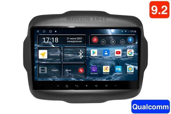 Штатна магнітола для Jeep Renegade (2014-2020) RedPower 71221 6+128 Gb 9.2' RP71221 фото Штатна магнітола для Jeep Renegade (2014-2020) RedPower 71221 6+128 Gb 9.2' RP71221 фото