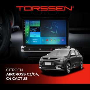 Штатная магнитола Torssen Citroen Aircross C3/C4 high F98256 4G Carplay DSP 202309110 фото