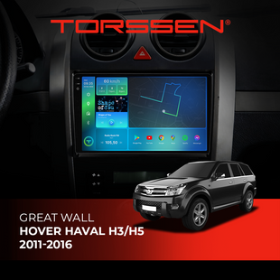 Штатная магнитола Torssen 2K Great Wall Hover Haval H3/H5 2011-2016 FL9 4+64Gb 4G Carplay DSP 202305640 фото