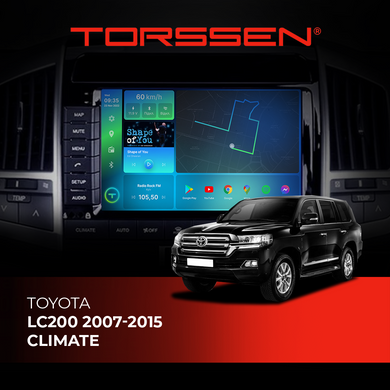 Штатная магнитола Torssen Toyota LC200 2007-2015 climate F9432 4G Carplay DSP 202304314 фото