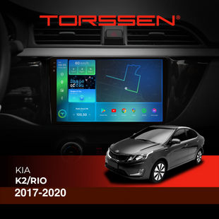 Штатная магнитола Torssen Kia K2 / Rio (2017-2020) FL9 4+64Gb 4G Carplay DSP 202306340 фото