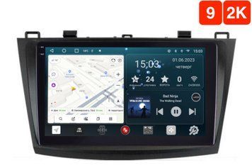 Штатная магнитола для Mazda 3 BL (2009-2013) RedPower 71034 Slim 2K 6+128 Gb 9'  RP71034 Slim 2K 9' фото