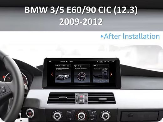 Штатна магнітола для BMW 3/5 E60/E90 (CIC 2009-2012) FORS.auto 4+32Gb, 12.3" 4099-FB фото