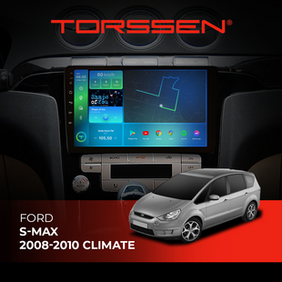 Штатна магнітола Torssen Ford S-max 08-10 climate F9432 4G Carplay DSP 202303704 фото