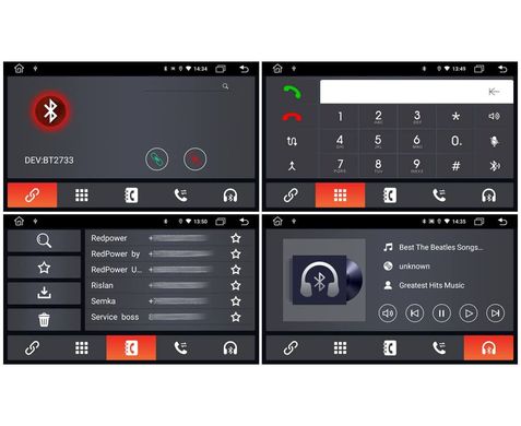 Штатное головное устройство для Kia Rio (2016+) на Android 10 RedPower 61206 , Черный