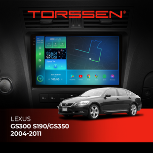 Штатна магнітола Torssen Lexus GS300 S190/GS350 (2004-2011) F98256 4G Carplay DSP 202307608 фото
