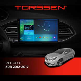 Штатная магнитола для Peugeot 308 (2012-2017) Torssen 2K DTS F9432 4G Carplay DSP 202308449 фото