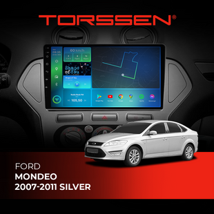 Штатна магнітола Torssen Ford Mondeo 07-11 silver F9432 4G Carplay DSP 202303690 фото