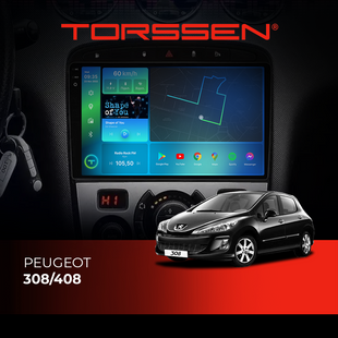 Штатная магнитола для Peugeot 308 / 408 Torssen 2K DTS F9432 4G Carplay DSP 202308450 фото