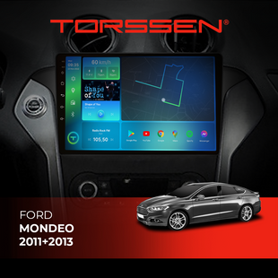 Штатна магнітола Torssen Ford Mondeo 11+13 black F9432 4G Carplay DSP 202303694 фото
