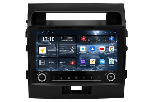 Штатная магнитола для Toyota Land Cruiser 200 на Android 10 от RedPower K71200 , Черный